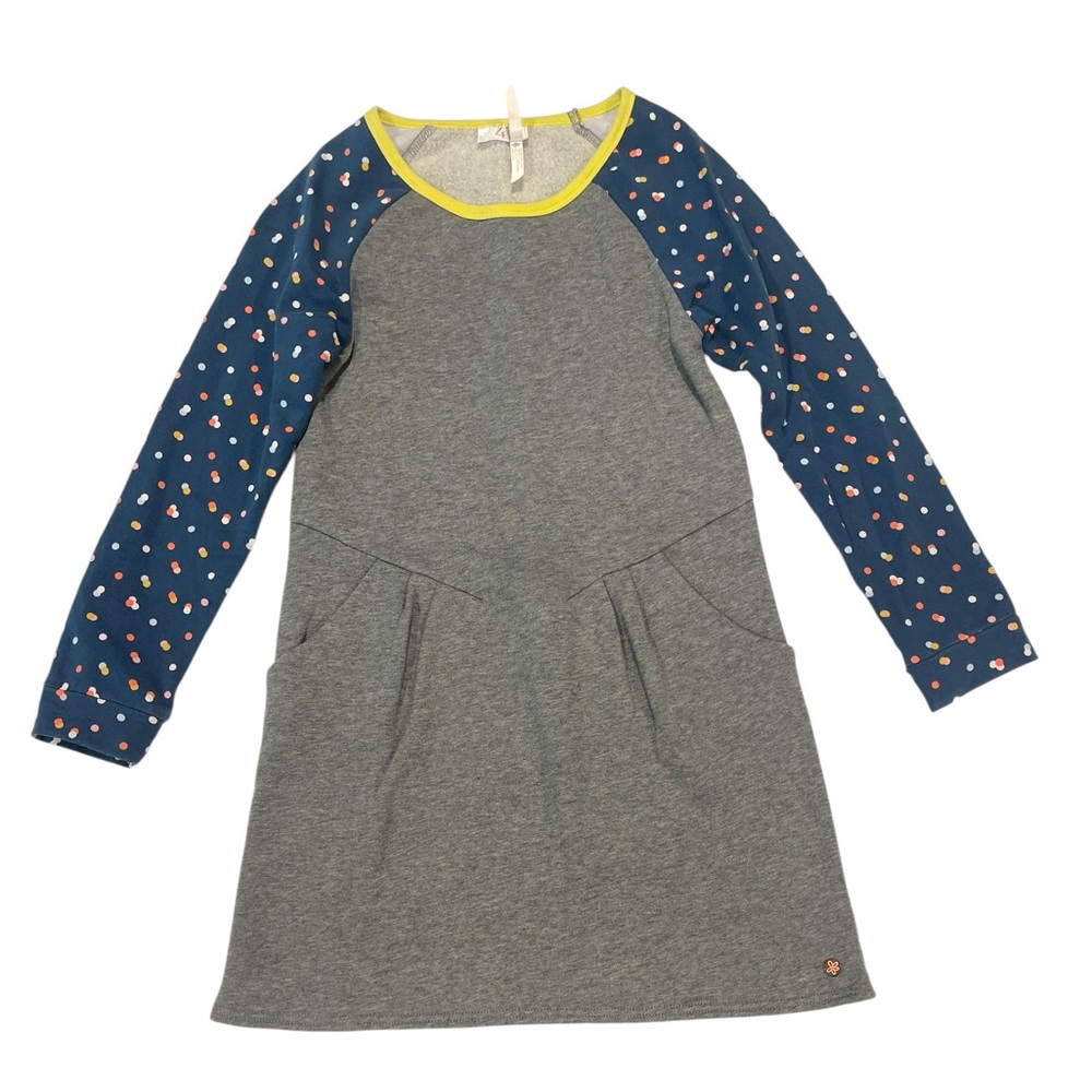 Matilda Jane Gray and Yellow Sweatshirt Dress